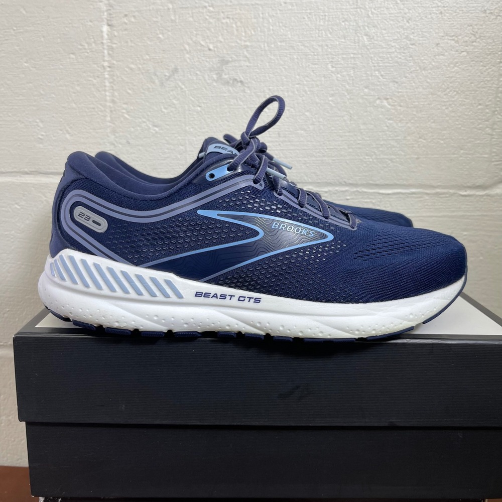 Brooks Beast GTS 23 1104011D495 Blue Athletic Running Shoes Sneaker Mens 12.5 D